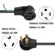 thumbnail image 2 of Adaptador para secadora Eversimpleinc de 4 a 3 clavijas, 30 A, 250 V, 1 pie, 2 of 7