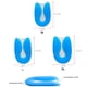 thumbnail image 4 of par de almohadillas de gel de silicona en forma de U para el talón y la fascitis plantar, correctoras de remisión., 4 of 8
