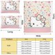 thumbnail image 4 of Hello Cat Kitty 3 Piece Twin Bed Set - Includes Comforter & Pillowcases - Bedding Features Anime Cats - Super Soft Fade Resistant Microfiber, 4 of 4