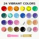 thumbnail image 5 of Set de pintura para tela TMOL permanente y apta para lavadora, 24 colores, 60 ml, 5 of 7