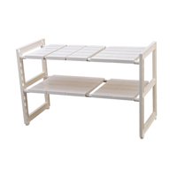 Magideal - Estante Debajo Del Fregadero, Estante De Almacenamiento Debajo Del Gabinete, Resistente, Ajustable, Multiusos Para Sala De Estar, Gabinete, Cocina Del 10 Paneles