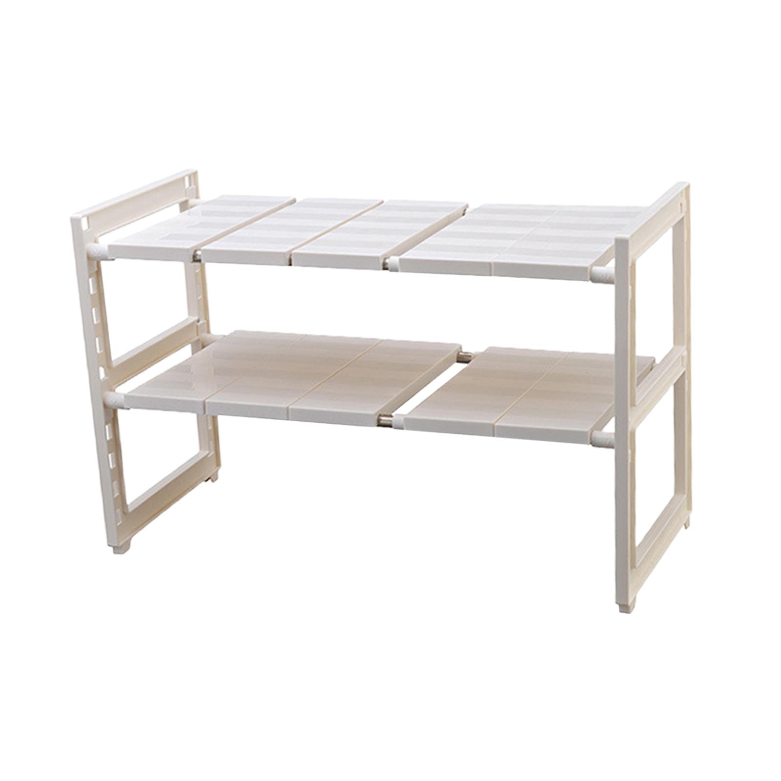 Magideal - Estante Debajo Del Fregadero, Estante De Almacenamiento Debajo Del Gabinete, Resistente, Ajustable, Multiusos Para Sala De Estar, Gabinete, Cocina Del 10 Paneles