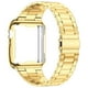thumbnail image 1 of Correa de reloj Wolait compatible con Apple de 40 mm con funda dorada, 1 of 3