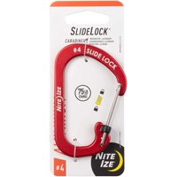 Mosquetón Slidelock #4 Aluminio Rojo Nite Ize