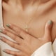 thumbnail image 3 of Colgante Cruz Religiosa De Plata De Ley, 3 of 3
