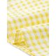 thumbnail image 5 of INSPIRE CHIC Vestido Midi de Cuadros para Mujer con Cuello en V, Manga Corta, Vestido de Verano con Volantes y Detalle de Botones Amarillo Talla L, 5 of 6