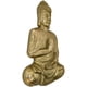 thumbnail image 2 of Placa Mural Decorativa Grand Buda Abhaya Mudra Gold, 2 of 5