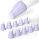 thumbnail image 1 of Protector de Punta JOOSKO de Silicona Morado (Pack de 10), 1 of 7
