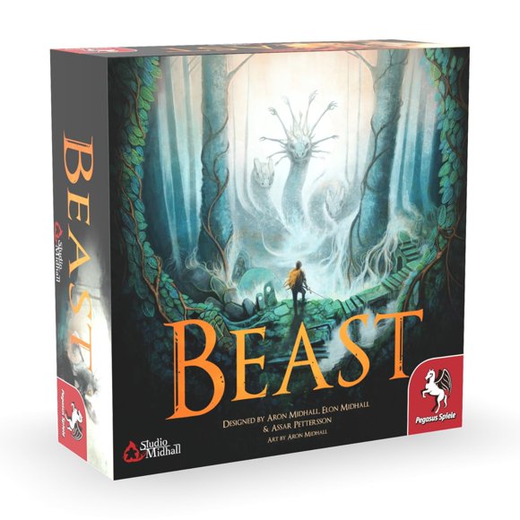 Juego de mesa Beast edición estadounidense con 6 bestias y 6 cazadores Pegasus
