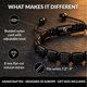 thumbnail image 3 of Pulsera GT collection para hombre de cuentas planas de ónix negro mate (18,5-23 cm), 3 of 8