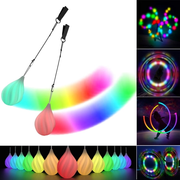 Poi Balls PoiToi 2021 con luz LED mejorada para niños y adultos