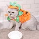 thumbnail image 3 of Disfraz de calabaza para gato ANIAC con sombrero y capa para Halloween, 3 of 3