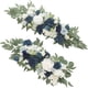 thumbnail image 3 of 2 uds., de mesa Floral Artificial, centro de mesa, guirnalda, guirnalda colgante, arco de boda, flores para jardín, decoración del banquete de Azul, 3 of 5