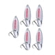 thumbnail image 1 of 5 Piezas Cucharas De Pesca Se?uelos Metal Vertical Bass Cebos Y Se?uelos Agua Dulce Plata 50g, 1 of 5