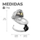 thumbnail image 3 of Silla Mecedora Inalámbrica Con Bluetooth Gris, 3 of 7