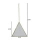 thumbnail image 5 of Set 4 Espejos Pared Para Colgar Triangular Marco De Espejo, 5 of 8
