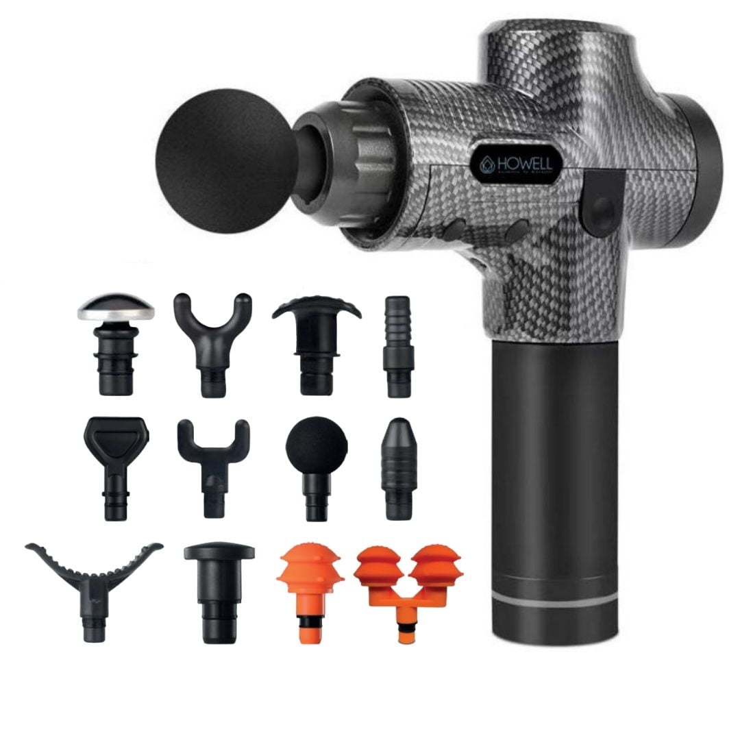 Pistola De Masajes Corporal Howell Pro 12 Masajeador Espalda