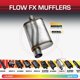 thumbnail image 3 of Silenciador Flowmaster Flow FX con cámara 2.25'' Entrada/Salida en Acero Inoxidable, 3 of 8