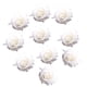 thumbnail image 3 of 10 Uds Cabezas De Flores De Seda Artificiales Arreglos Florales Para Manualidades De Fiesta Blanco, 3 of 3