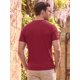 thumbnail image 3 of INSPIRE CHIC Camiseta Henley de Hombre de Manga Corta Cuello Redondo Verano Camisetas a Rayas S Burdeos, 3 of 5
