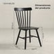 thumbnail image 4 of Silla De Comedor Windsor Madera Negra Venhoouse, 4 of 9