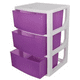 thumbnail image 1 of Organizador Plastico 3 Cajones Morado, 1 of 2