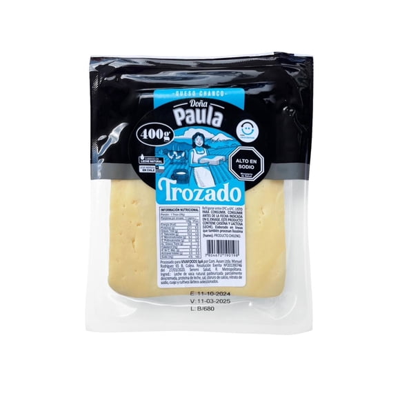 Queso Chanco Trozo, 400 g