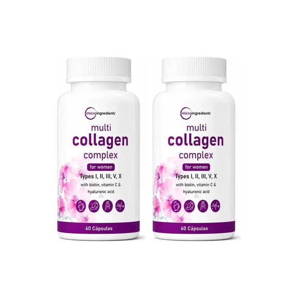 Multi Collagen Complex · Pack 2 frascos (60 cápsulas c/u)