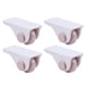 thumbnail image 4 of 4x Mini Ruedas Autoadhesivas Para Muebles Caja De Almacenamiento Rosa, 4 of 5