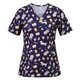 thumbnail image 1 of Delantal Mujer tela elasticada estampada Animalitos. Combina con Azul Marino - Art. 2504, 1 of 3