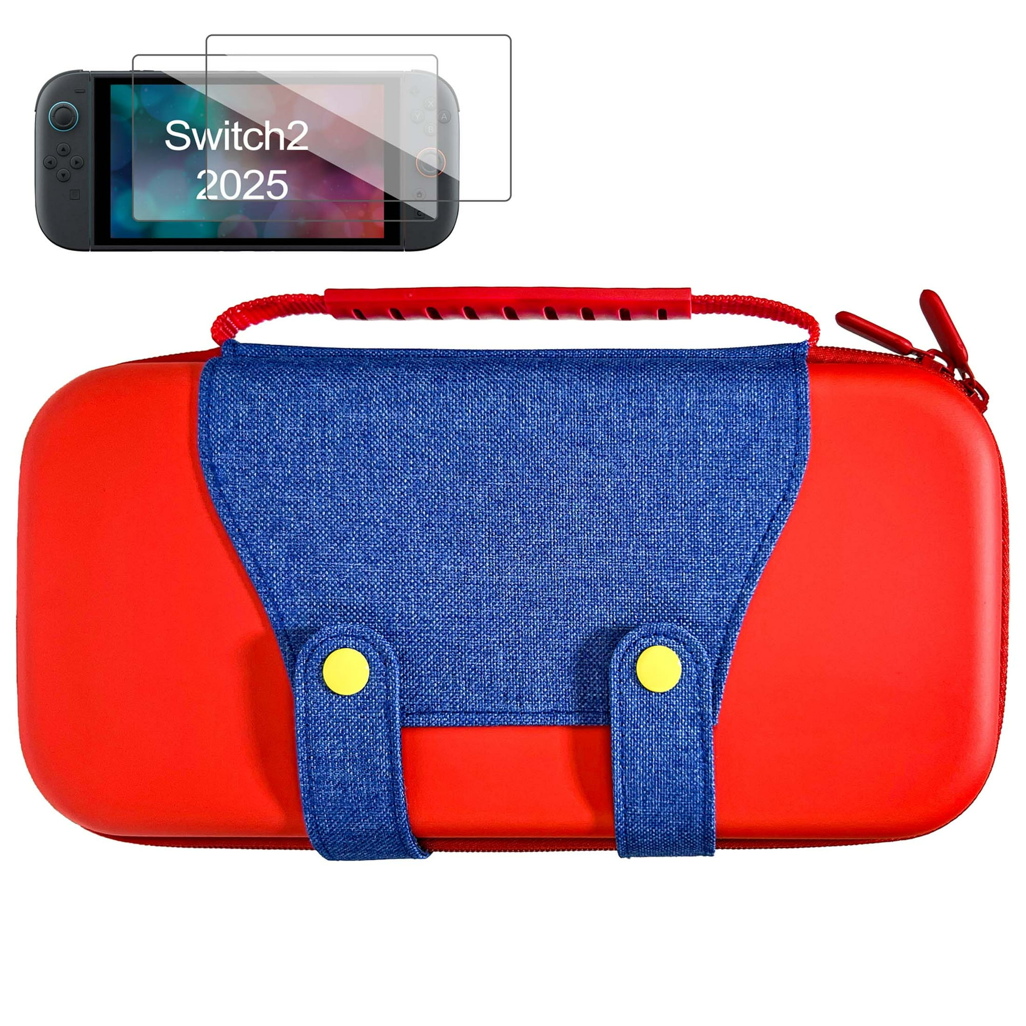 Genérico - Estuche Portátil Para Nintendo Switch 2 (2025) - Funda De Almacenamiento Resistente Con Amplios Compartimientos, Protección Acolchada Y Diseño Multibolsillos Para Accesorios De Juegos