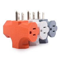 [Divisor De Potencia] Cable Matters, Paquete De 3 Adaptadores De Enchufe De 3 Vías, 15 A