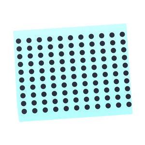 Magideal - Almohadillas De Botones Conductoras, Cinta Conductora De Repuesto Redonda, Reparación De Botones De Control Remoto Para Reparación De Teclado, Teclado 4Mm 110 Uds.