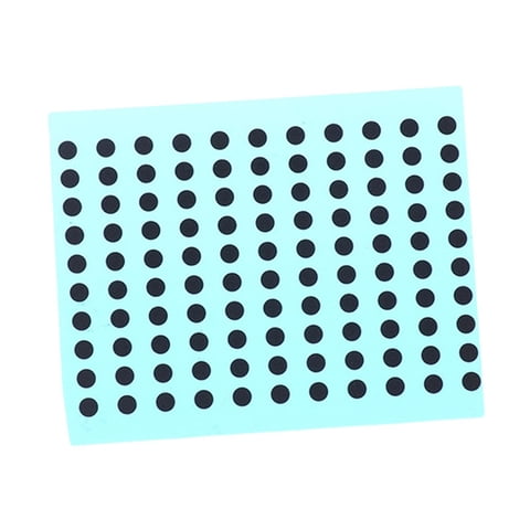 Magideal - Almohadillas De Botones Conductoras, Cinta Conductora De Repuesto Redonda, Reparación De Botones De Control Remoto Para Reparación De Teclado, Teclado 4Mm 110 Uds.