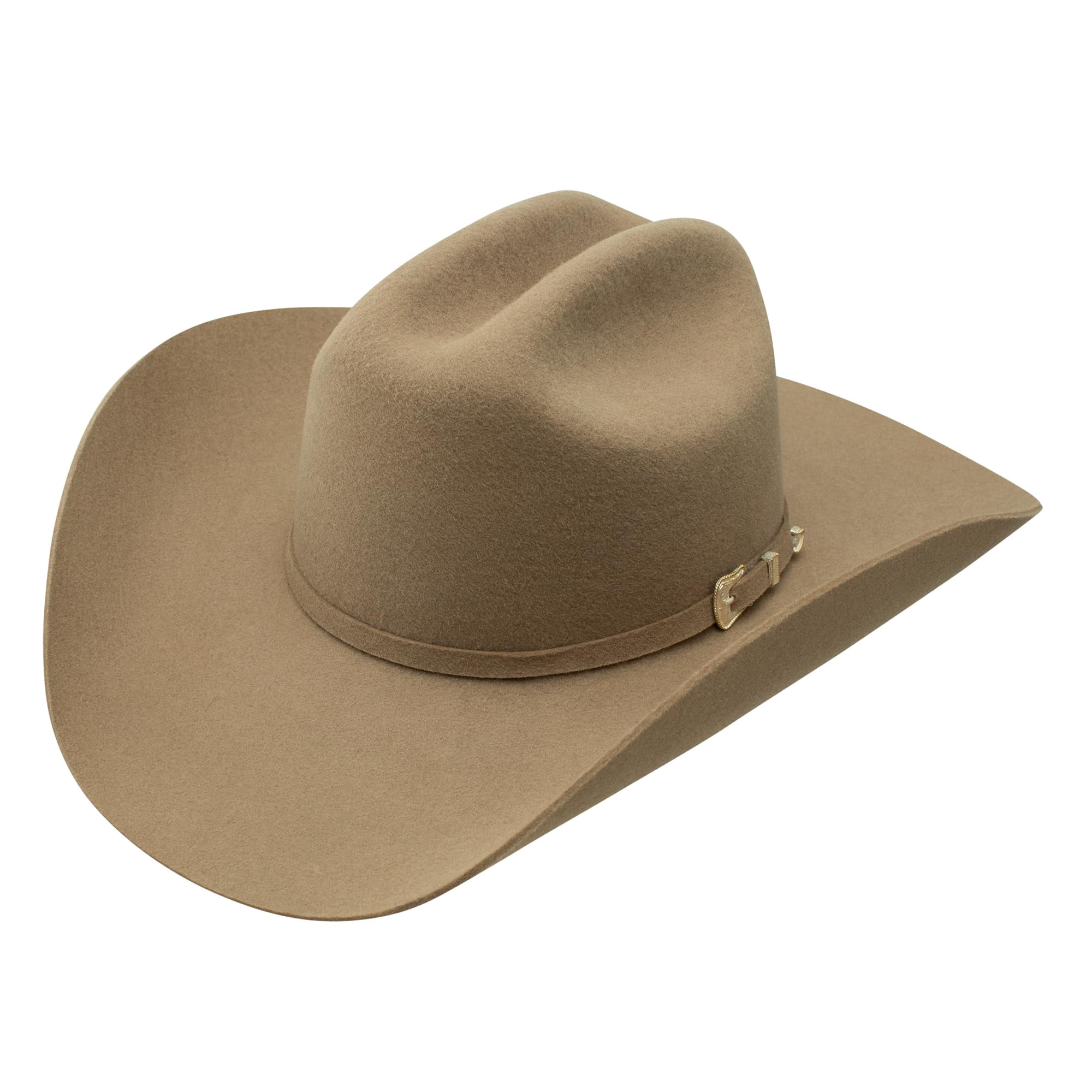 Sombrero Vaquero Stetson Oakridge 2x De Fieltro De Lana Color Piedra, Talla 7 1/2