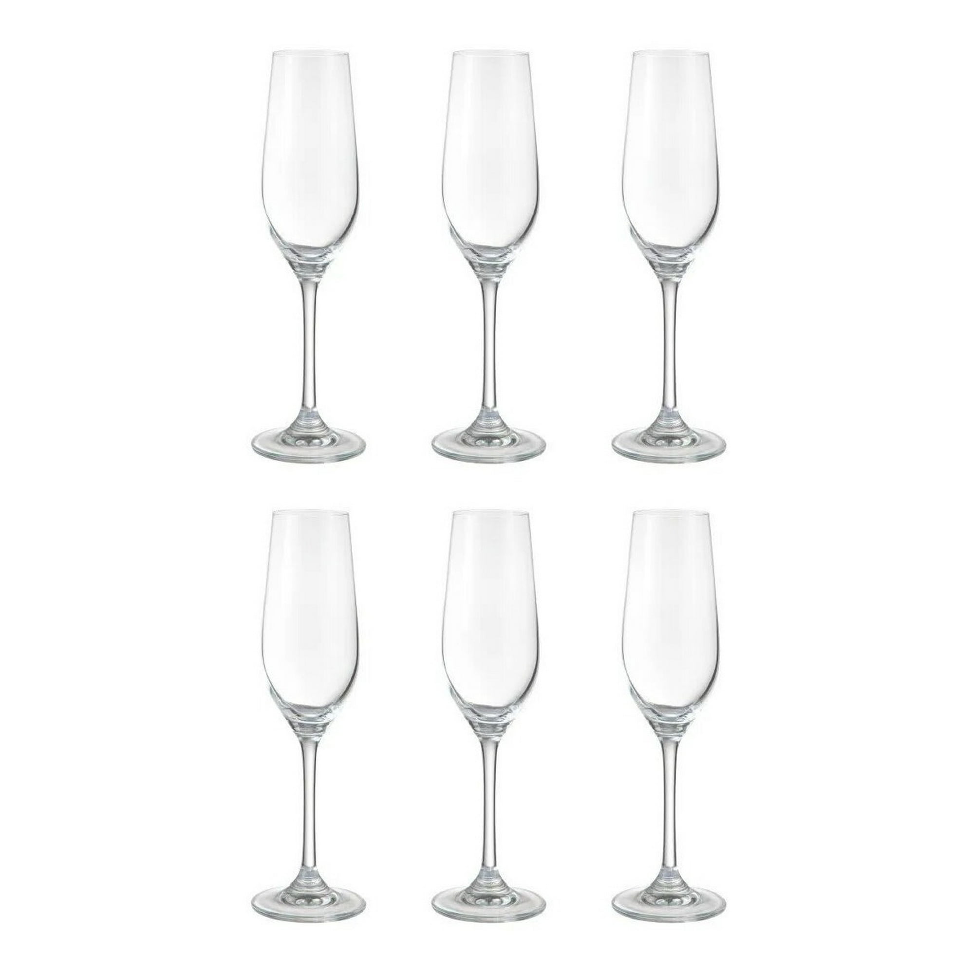 Pack De 6 Copas Champagne Cristal Glasso Co Diseño Italiano