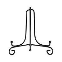 Bothyi - Soporte De Exhibición Soporte De Placa Durable Mesa Libro Decoración Soporte De Exhibición Metal 3 Pulgadas Negro