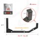 thumbnail image 2 of Estante de almacenamiento para kayak, montaje en pared, AA Products Inc., plegable, 2 of 7