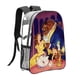 thumbnail image 1 of Bella La Bella Y La Bestiamochila Transparente Temática Resistente Y Duradera Bolsa See through Para Trabajo Deporte Universidad Y Viaje 31 × 43 Cm, 1 of 6