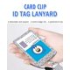 thumbnail image 5 of Porta Credencial Retráctil BLOCIT Gris Leopardo con Clip, 5 of 6