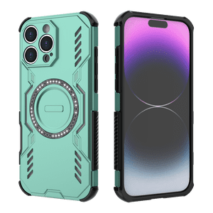 Funda Foxdock Para Iphone 16 Pro Max , Magnética, Resistente A Golpes, Con Soporte, Unisex, Carga Inalámbrica