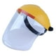 thumbnail image 5 of Tocado Seguridad Soldadura Protector Facial Antipolvo A Prueba De Salpicaduras Amarillo + Blanco, 5 of 5