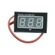 thumbnail image 2 of Pantalla De Medidor De Panel De Voltaje De Voltímetro Digital DC2.5V A 30V Para Motocicleta Roja, 2 of 5