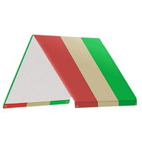 Ioensy - Juego De Columpios Impermeables Reemplazo De Lona Techo Tienda Sombrilla Verde Beige Rojo