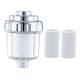thumbnail image 3 of Purificador de agua para baño, purificador de agua para ducha, filtro debajo del grifo del fregadero, filtro de línea de limpieza para baño, filtro de 2 elementos filtrantes, 3 of 4