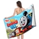 thumbnail image 4 of Thomas Toalla de playa de secado rápido con diseño temático, regalo para mujeres y niñas, ideal para cumpleaños, fans, amantes de la música, uso en la playa o al aire libre, 78 × 180 cm, 4 of 6