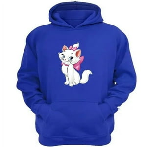 Genérico - Polerón Canguro Gatos Aristócratas Azul Talla M Unisex