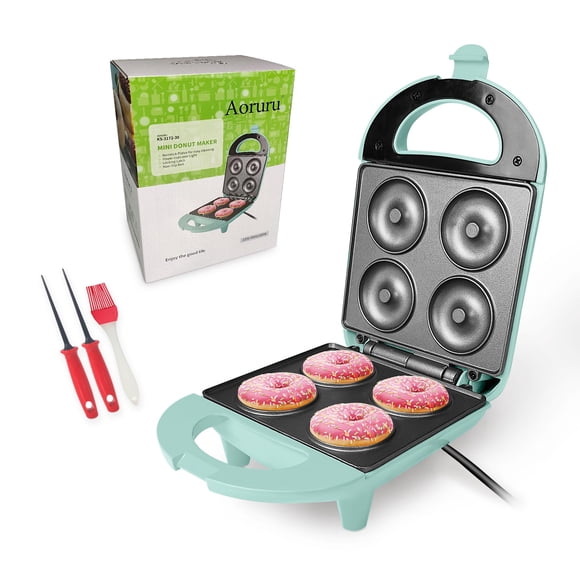 Aoruru Mini Máquina de Donas – 4 Mini Donas para Niños