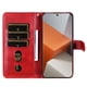 thumbnail image 2 of Funda con Cremallera para Xiaomi Redmi Note 13 Pro Plus 5G, Carcasa Cartera de Cuero PU con Soporte y Tarjetero, 2 of 6