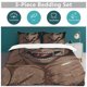 thumbnail image 5 of Attack on Titan Anime Home Bed 3-piece Set Classic Japanese Anime Polyester Wash Student Dormitory Set, 5 of 5